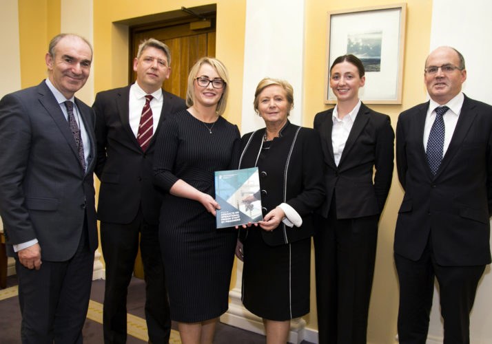 The SCA Review Group with Tánaiste Frances Fitzgerald.