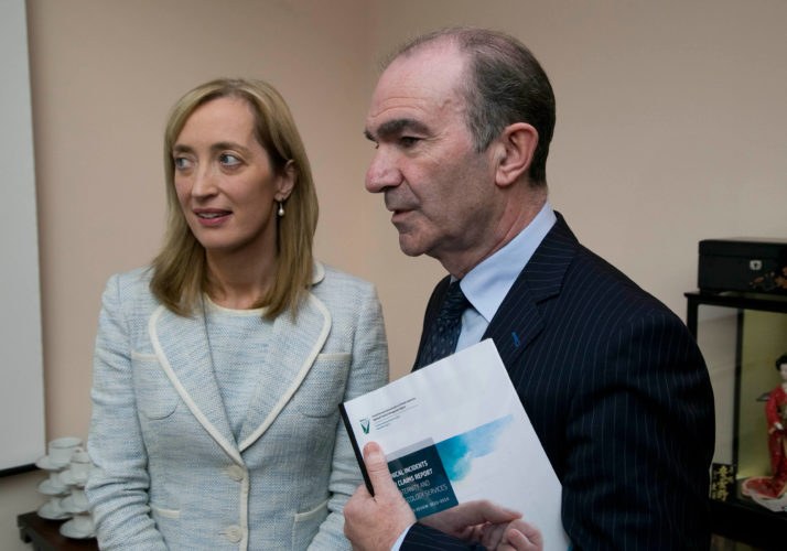 In photo from left to right: Dr. Dubhfeasa Slattery (Head of Clinical Risk, SCA), Ciarán Breen (Director, SCA)