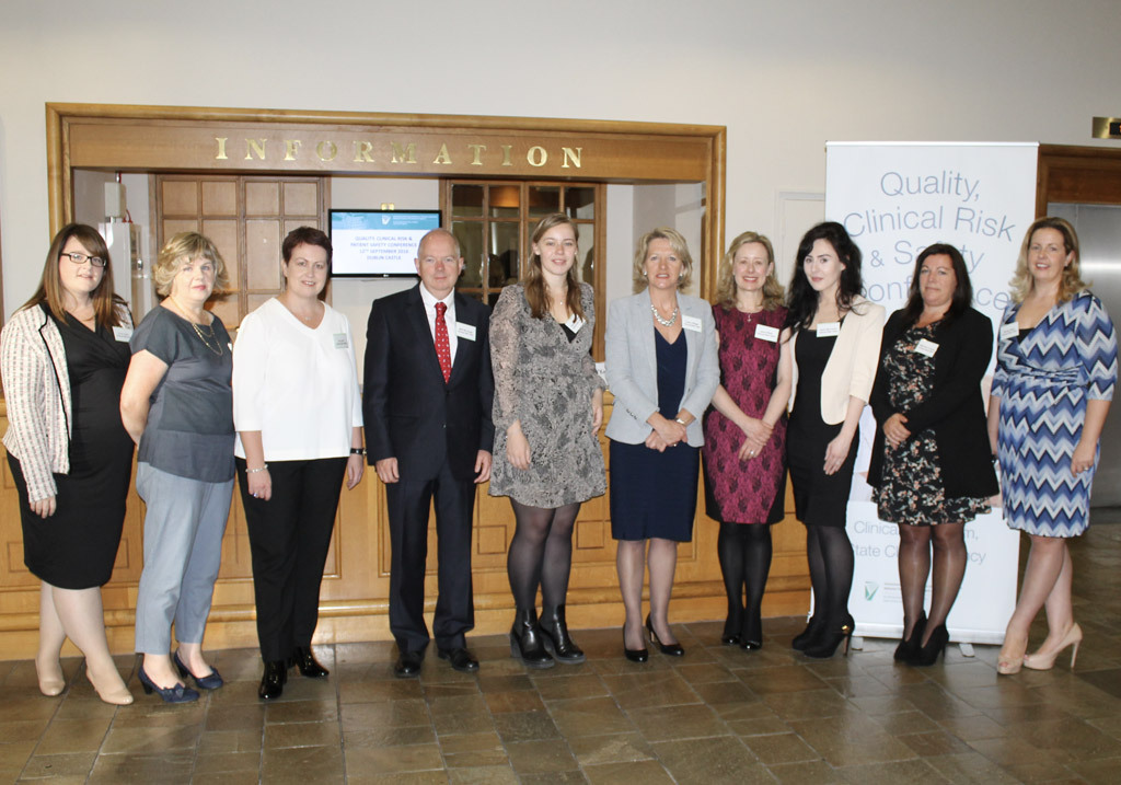 Members of the Clinical Risk Unit (from left to right): Fiona Culkin, Mairead Twohig, Ann Duffy, Mark McCullagh, Rachel Reynolds, Claire O’Regan, Jane O’Reilly, Karen McCrohan, Blathnaid Connolly and Deirdre Walsh.